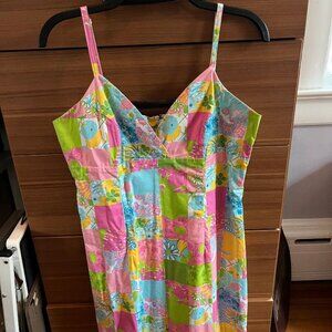 Lilly Pulitzer patchwork mini dress